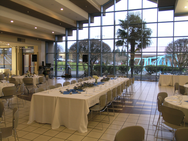 RTC's cafeteria space seating up to 350.