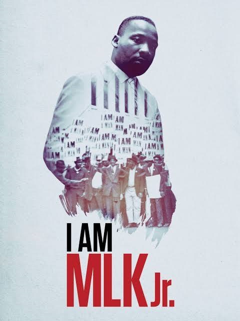 A poster of MLK with text reading "I am MLK"