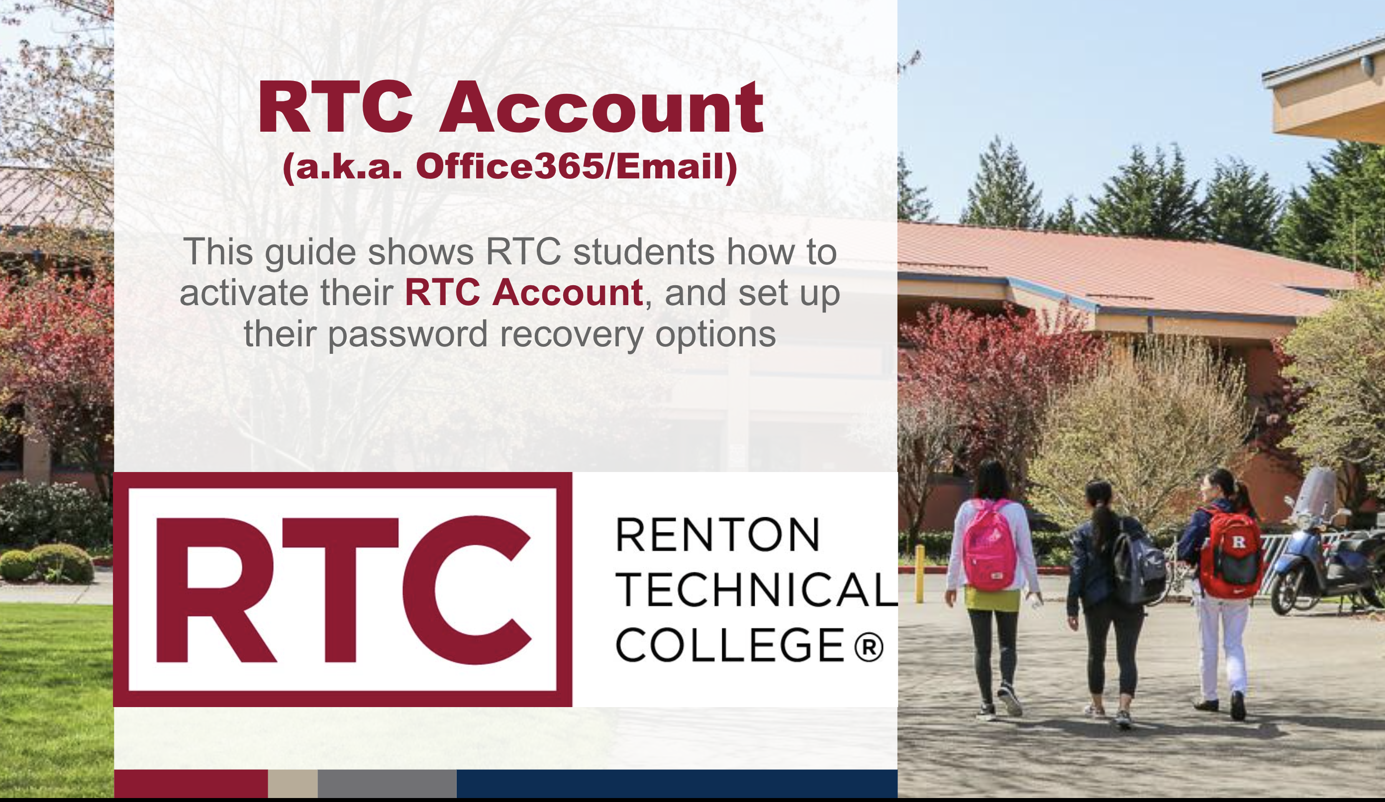 RTC Account Steps